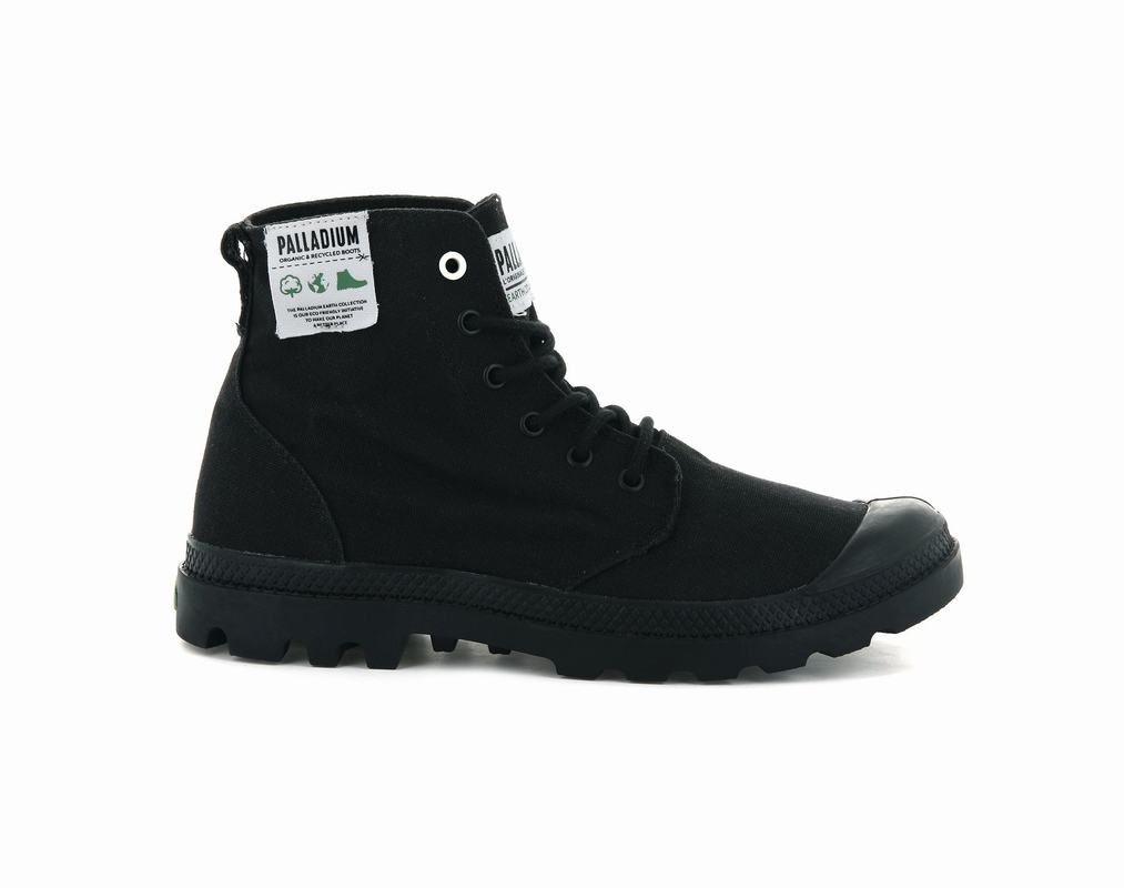 Botas Palladium Pampa Hi Organic Hombre - Negras ||PUXH-42518||